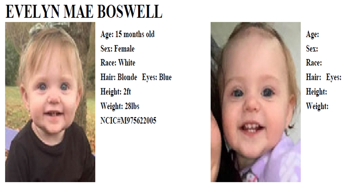 AMBER Alert issued for missing East Tennessee&nbsp;Toddler