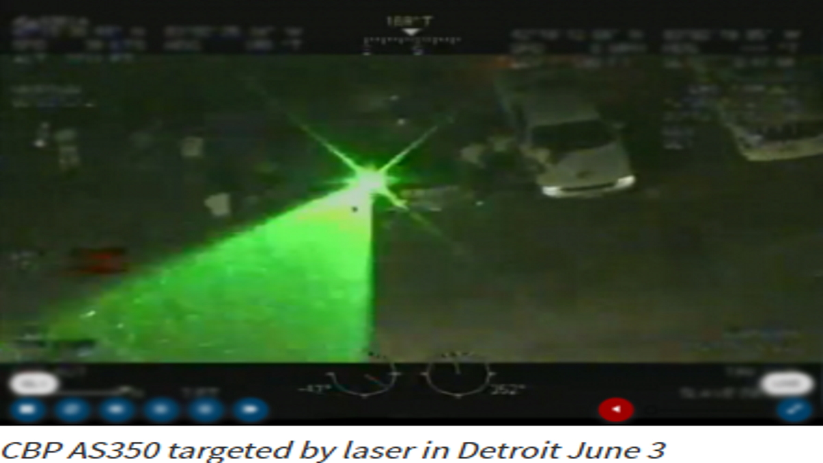 CBP Helicopter Experiences Dangerous Situation after being Targeted by Laser from&nbsp;Canada